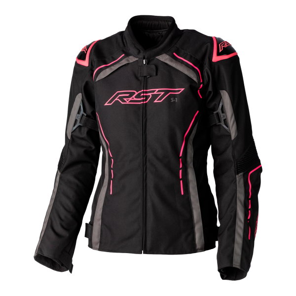 RST RST S1 CE Ladies Textile Jacket Black/Pink